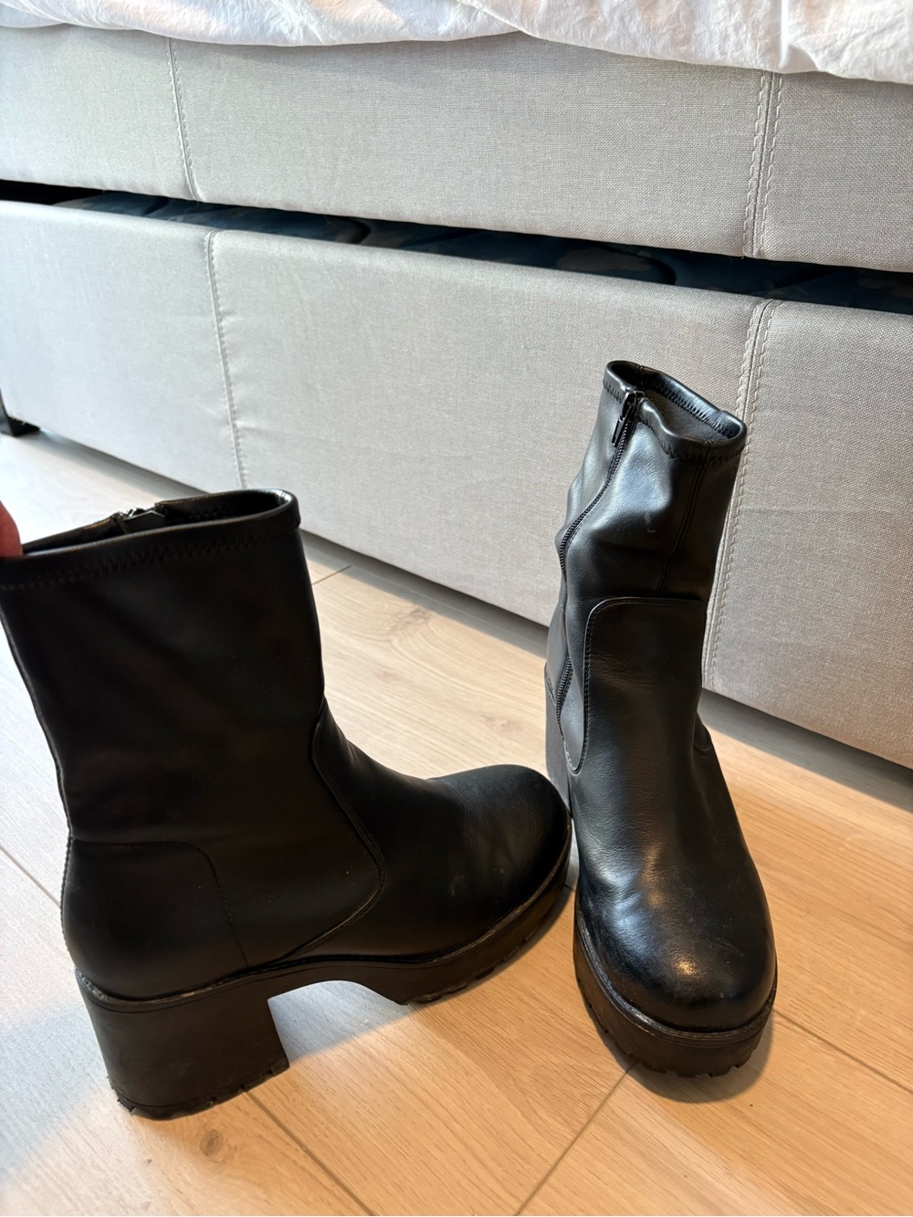 Call it Spring - Black Women's Platform Ankle Boots